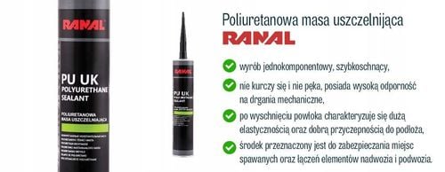 masa uszczeln. pu 310 ml czarna na Arena.pl
