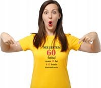 Koszulka na 60 Urodziny Mam 18 lat i doświadczenie