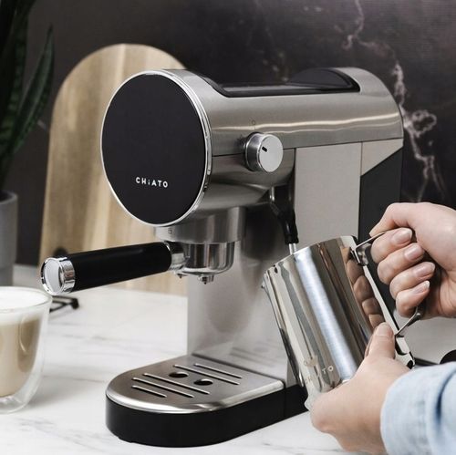 Kolbowy ekspres ciśnieniowy CHiATO Luna Style 1360 W srebrny/szary na Arena.pl