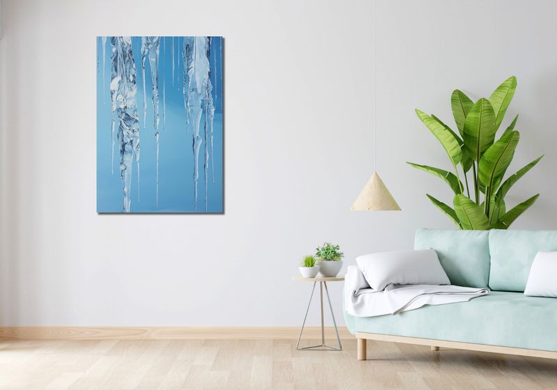 Obraz 70x100cm Kryształowe Sople zdjęcie 2