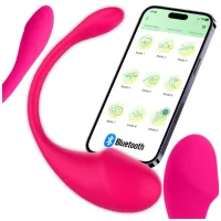 WIBRATOR JAJKO Z APLIKACJĄ ZDALNIE STEROWANY TELEFONEM BLUETOOTH DLA PAR