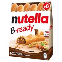 Nutella B-ready Wafelek z orzechami laskowymi i kakao oraz chrupkami 6x 22g