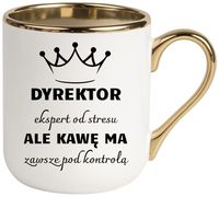 Kubek PREMIUM śmieszny prezent dla DYREKTORA ekskluzywny upominek