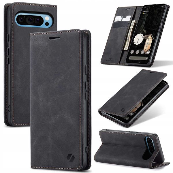Spacecase Wallet Google Pixel 9 Pro Xl Black zdjęcie 5