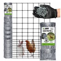 SIATKA LEŚNA ogrodzeniowa 150/18/15 L 50m GRATIS GĘSTA na kury ZAJĄCA gęsi