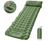 SAMOPOMPUJĄCA MATA KEMPINGOWA PODKŁADKA DO SPANIA MATERAC DMUCHANY 195x65xm