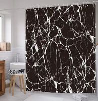Zasłona prysznicowa, nadruk cyfrowy poliester,Marmurowa tekstura,180x200cm