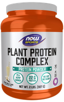 NOW FOODS Plant Protein Complex, Creamy Vanilla - (smak waniliowy) (907 g)