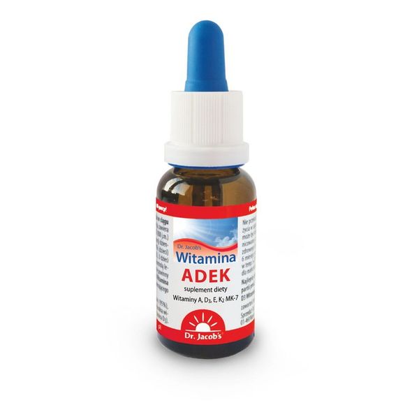 Witamina ADEK w kroplach 20 ml Dr. Jacob's zdjęcie 5