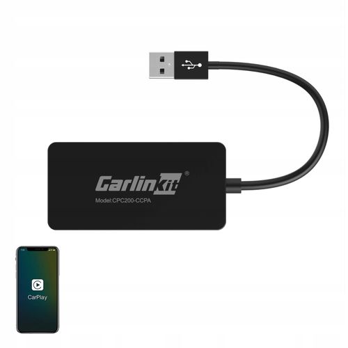 Carlinkit Bezprzewodowy Adapter Samochodowy Android Auto Carplay BT USB na Arena.pl