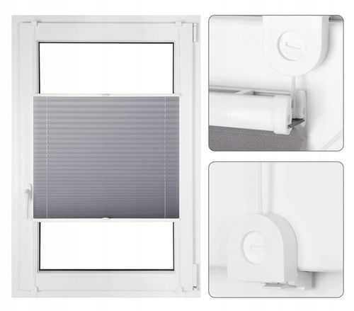 ROLETA PLISOWANA PLISA KLASYCZNA ŻALUZJA NA WYMIAR KOLORY 56x130 cm na Arena.pl