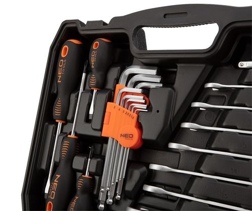 NEO 10-206 ZESTAW KLUCZE NASADOWE 1/2", 1/4" TORX NASADKI WALIZKA 100el na Arena.pl