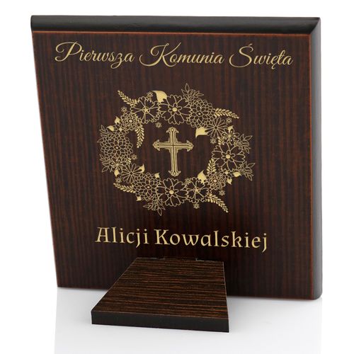 SREBRNY OBRAZEK Anioł Stróż PREZENT na Komunię PAMIĄTKA KOMUNII + GRAWER na Arena.pl