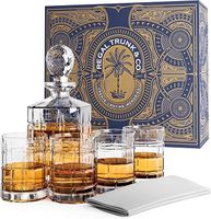 KOMPLET KARAFKA I SZKLANKI DO WHISKY REGAL TRUNK&CO Z PUDEŁKIEM PREZENTOWYM