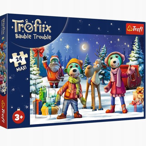 Puzzle 24 Maxi Trefliki Lepia Bałwana 14375 na Arena.pl