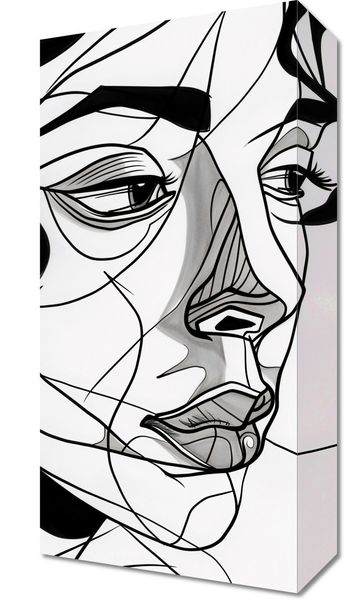 Obraz 20x40cm Portret Kobiecy zdjęcie 1