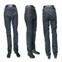 Męskie spodnie Hugo Boss -Chino Slim 50495270-022 szaro-czarne - W31/L34