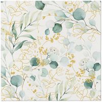 serwetki premium airlaid, "golden eucalyptus", 1/4, 40 x 40 cm 50 szt.