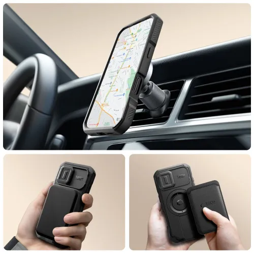 etui tech-protect kevlar magsafe na iphone 17 - czarne na Arena.pl