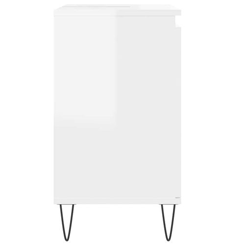 Szafka łazienkowa, biała, wysoki połysk, 58x33x60 cm na Arena.pl