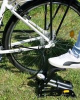 Pompka Nożna Rowerowa Samochodowa Dwutłokowa Z Manometrem