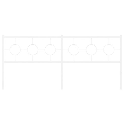 Metalowe wezgłowie, białe, 200 cm na Arena.pl