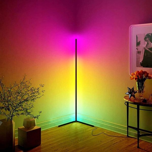 LAMPA NAROŻNA PODŁOGOWA STOJĄCA LED RGB PILOT APKA zdjęcie 7