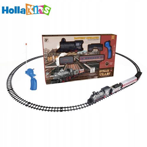 KOLEJKA ELEKTRYCZNA POCIĄG TORY STEROWANA PILOTEM 5 metrów 3 Wagony na Arena.pl