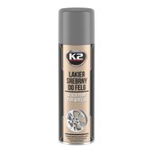K2 Pro lakier do malowania felg spray Srebrny 500ml