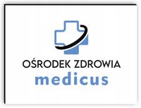 nadruk UV dibond TABLICZKA 40x30 lekarska LOGO NAZWA OŚRODEK ZDROWIA