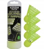 Lotki do Speed Badmintona Plastikowe Wytrzymałe TALBOT TORRO LED 4 szt