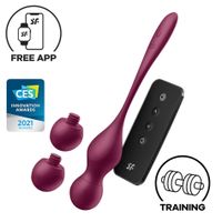 wibrujące kulki satisfyer love birds vary z aplikacją i pilotem
