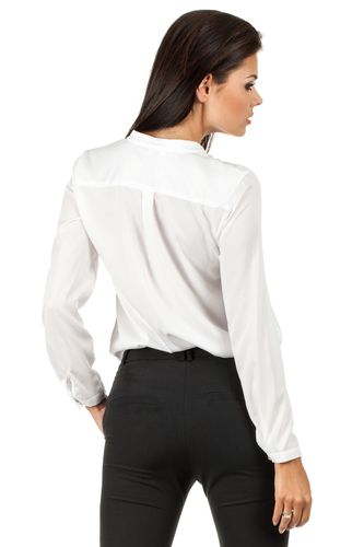 Bluzka Model MOE063 White - Moe Biały S na Arena.pl