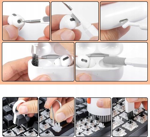 20w1 ZESTAW DO CZYSZCZENIA KLAWIATUR EKRANU SŁUCHAWEK AIRPODS IPAD IPHONE na Arena.pl