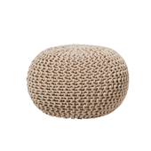 Puf 50 x 35 cm beżowy CONRAD
