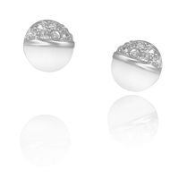 kolczyki z kryształkami z kolekcji wedding dream (p8877ag)