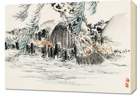 Obraz 70x50cm Fishing Baskets, Kōno Bairei Japoński Vintage do Salonu