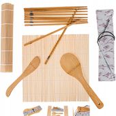 MATA DO SUSHI + AKCESORIA DREWNIANE