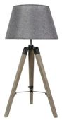 Lugano lampka gabinetowa 1x60W E27 szary + abażur o tym samym indeksie