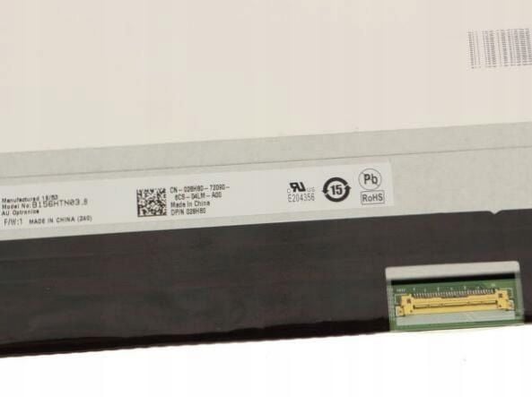 DELL ORYGINALNA B156HTN03 .8 NOWA FullHD zdjęcie 3