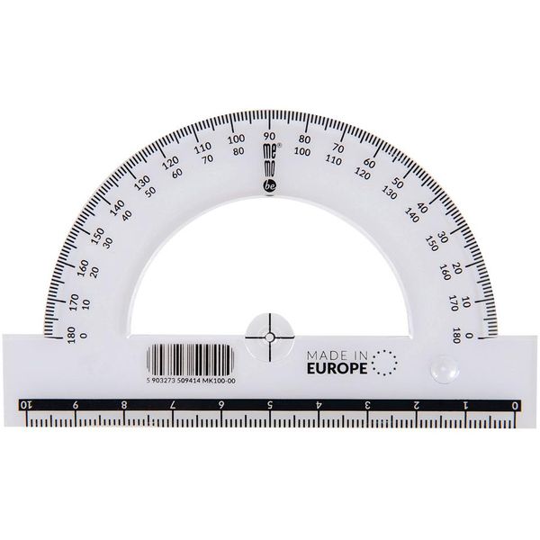 KĄTOMIERZ MEMOBE PRATEL 10CM 180 STOPNI zdjęcie 1