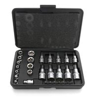 zestaw bitów i nasadek torx 30cz. kd10242