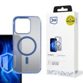 apple iphone 15 pro max - 3mk frosty magcase blue