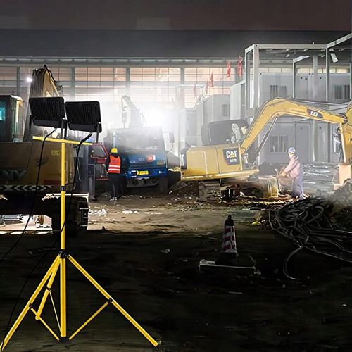 Naświetlacz Halogen LED Lampa 2x 100W + Statyw + Przewód Zasilający na Arena.pl