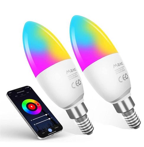 Zestaw 2 inteligentnych żarówek Maxcio E14 WiFi, i na Arena.pl