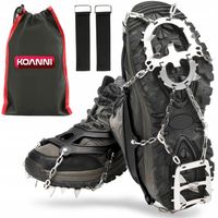 MOCNE RACZKI rozm. XL 45-48 NAKŁADKI NA BUTY KOLCE ŁAŃCUCHY - 18 ZĘBÓW -