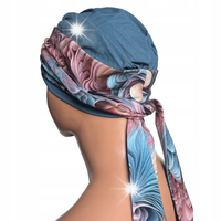 Turban damski wiosenny Lena 116-413 chusta miękka także po chemioterapii