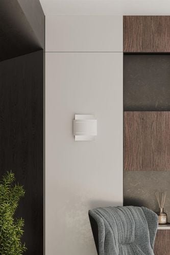 Kinkiet futurystyczny Hestia SL.0980 Sollux na korytarz biały na Arena.pl