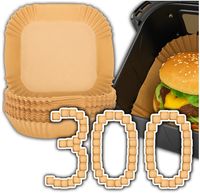 PAPIER DO PIECZENIA WE FRYTKOWNICY POWIETRZNEJ AirFryer ZESTAW 300 SZT