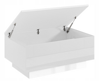 Ława Stolik Kawowy z pojemnikiem Biały Połysk 90 / 60 MUUX pr